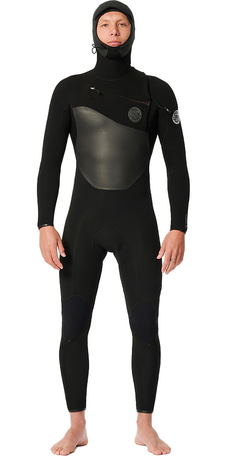 Rip Curl - Men Flashbomb Chest Zip Hooded 5/4 Full Suit
